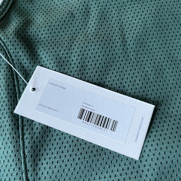 NWT Outdoor Voices RecMesh Dress - Evergreen - Picture 11 of 12